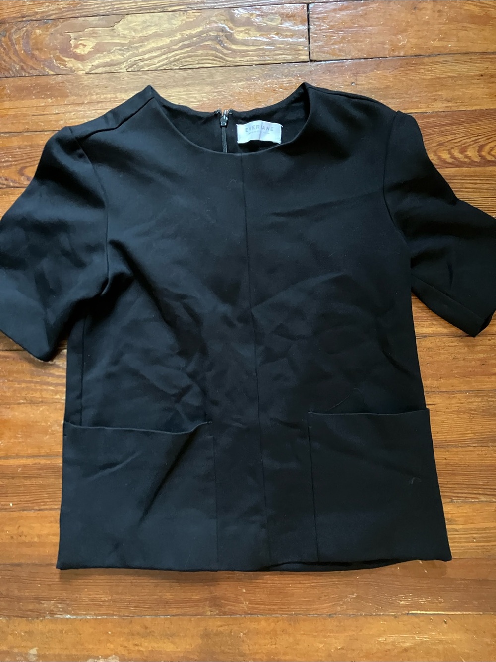 Everlane Ponte Front Pocket Top